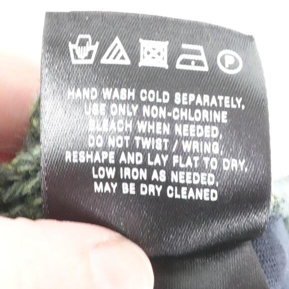 Pilcro And The Letterpress Sweater Womens Small Green Wool‎ Blend Knit Pullover - Picture 11 of 13